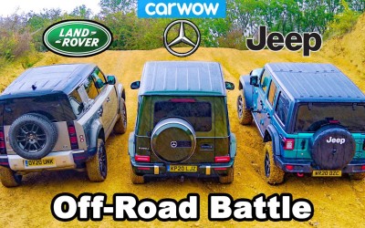 Defender – G Wagon – Wrangler στο απόλυτο off-road test [Video]