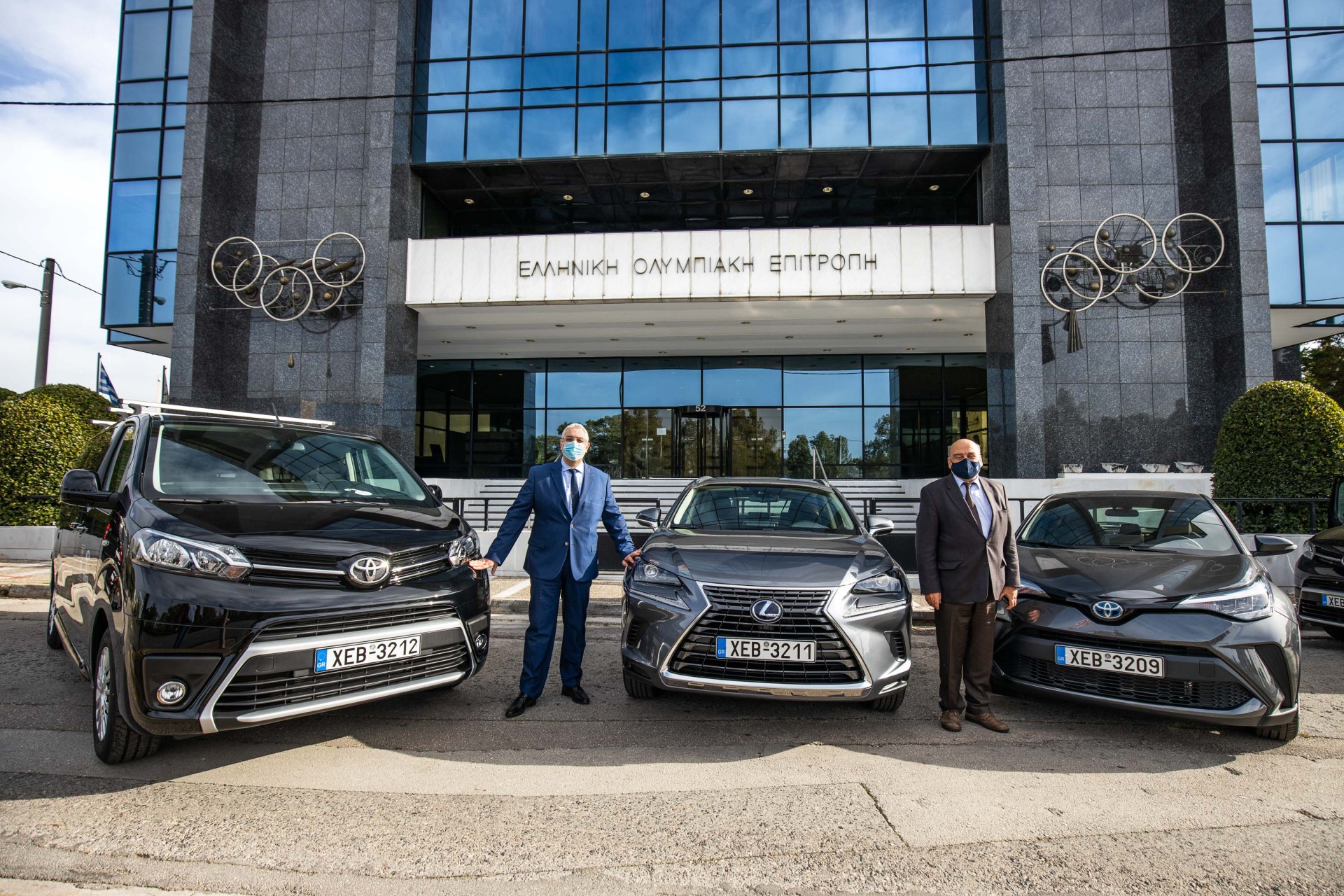 Τελετή Παράδοσης Στόλου οχημάτων Toyota στην Ελληνική Ολυμπιακή Επιτροπή