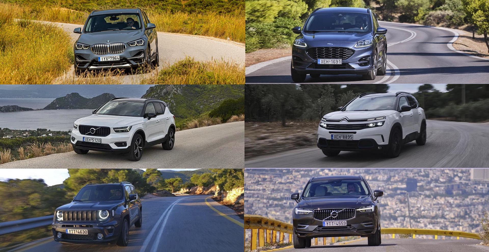 Δοκιμή: 6 plug in υβριδικά SUV - Δείτε τι ψηφίσατε