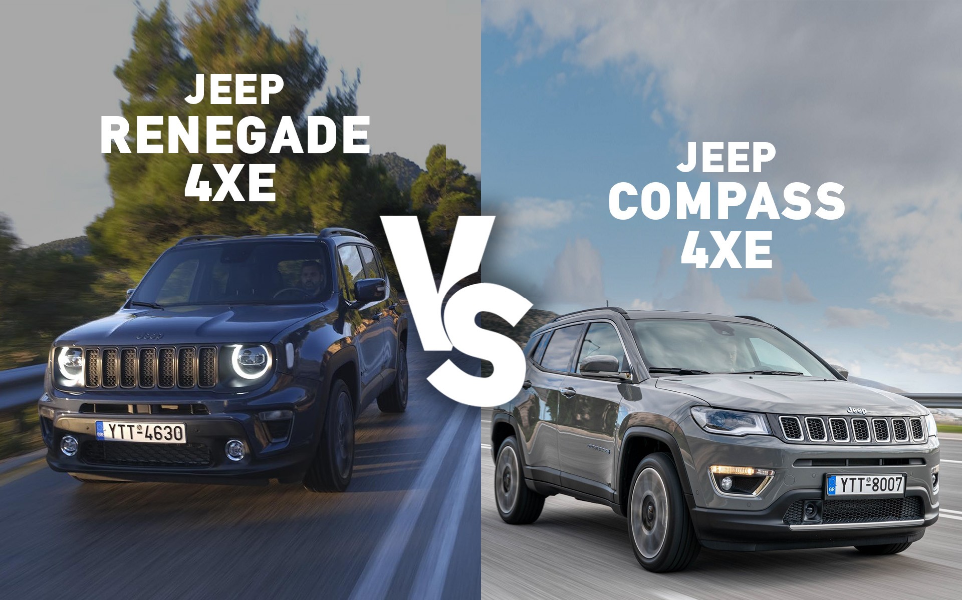 Δοκιμή Jeep PHEV: Renegade ή Compass;