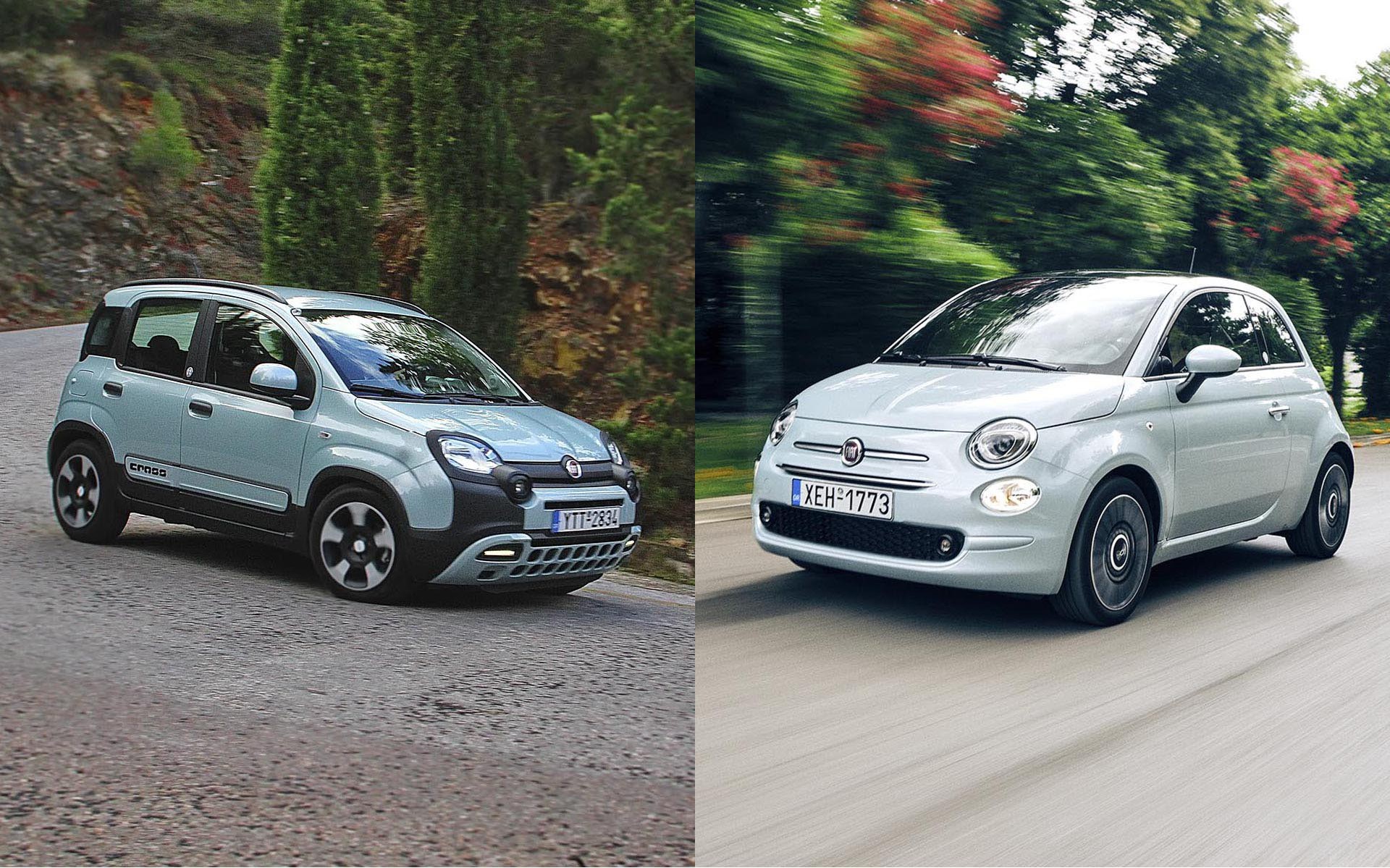 Δοκιμή υβριδικό Fiat: Panda ή 500;