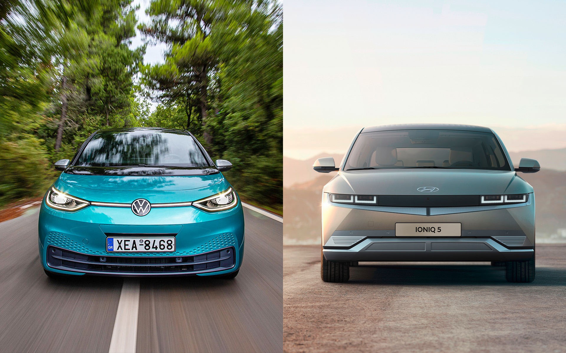 Αμιγώς ηλεκτρικά: Volkswagen ID.3 ή Hyundai Ioniq 5; - Δείτε τι ψηφίσατε