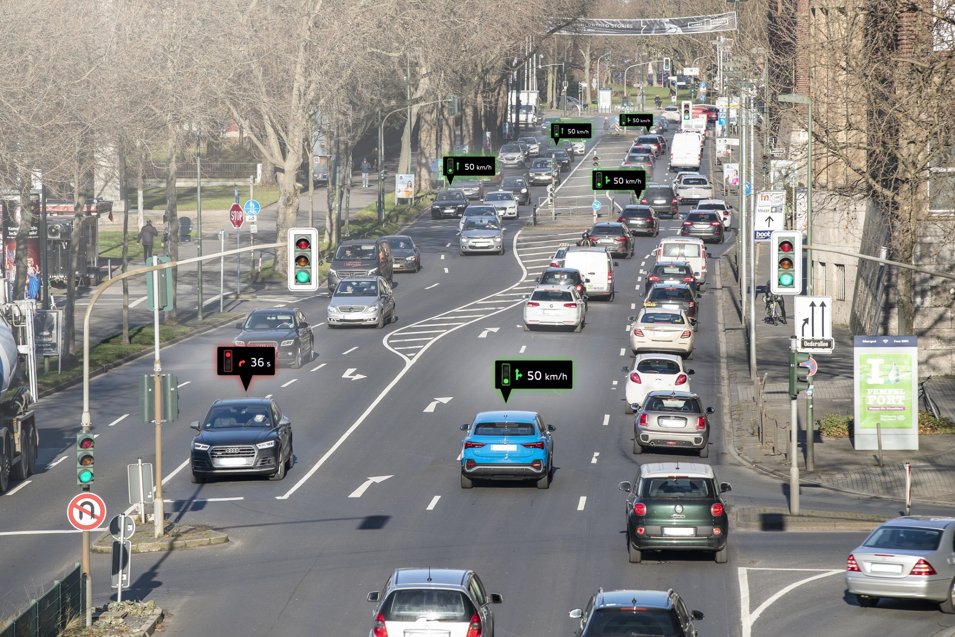 Tα Audi θα ειδοποιούν τα άλλα οχήματα όταν γλιστράει ο δρόμος