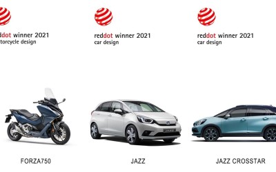Η Honda απέσπασε 3 RED DOT Awards για το 2021