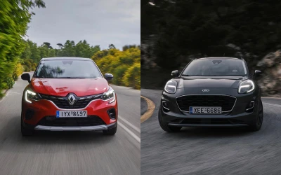 Δοκιμή Β-SUV: Ford Puma ή Renault Captur; Δείτε τι ψηφίσατε!