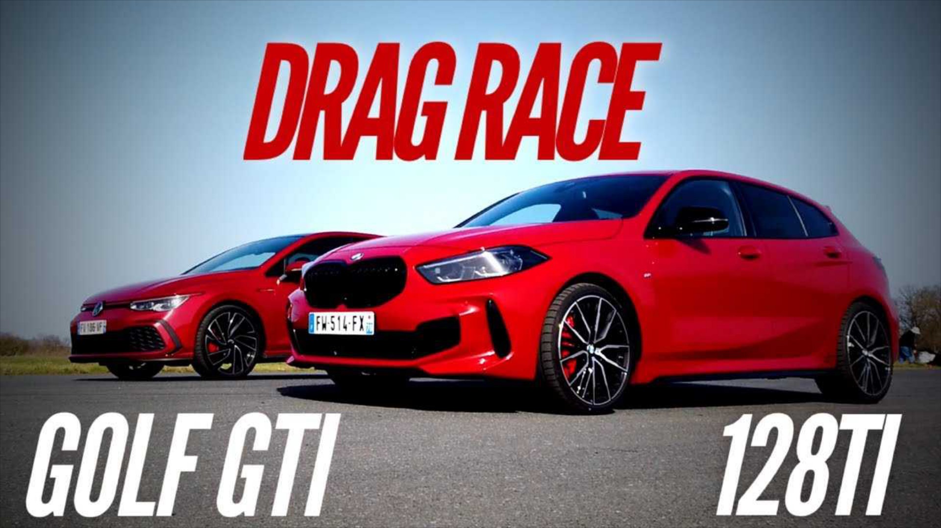 FWD Drag Race made in Germany: BMW 128ti vs VW Golf GTI [Video]