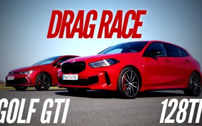 FWD Drag Race made in Germany: BMW 128ti vs VW Golf GTI [Video]