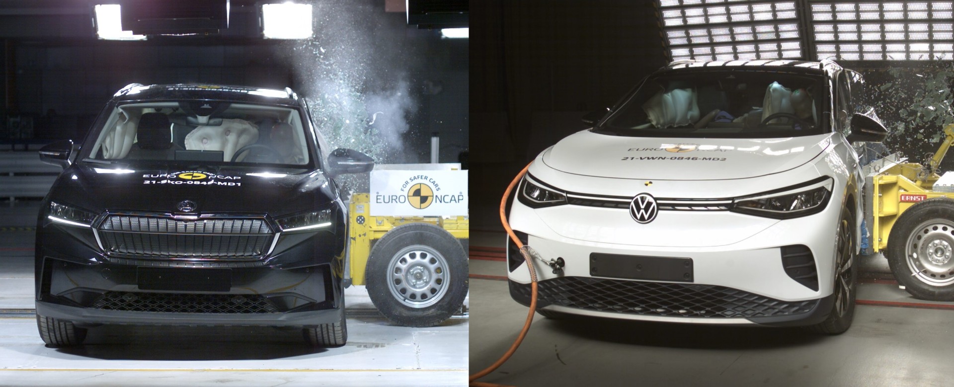 Πόσα αστέρια έδωσε ο Euro NCAP στα ηλεκτρικά Skoda ENYAQ iV και Volkswagen ID.4; [Video]