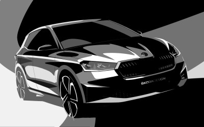 Αποκαλυπτικά σκίτσα της νέας Skoda Fabia