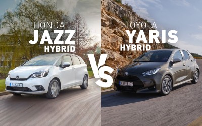 Honda Jazz Hybrid ή Toyota Yaris Hybrid; Εμείς τα δοκιμάζουμε, εσείς ψηφίζετε