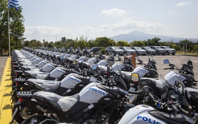 Με τι μοτοσικλέτες ενισχύθηκε ο στόλος της Ελληνικής Αστυνομίας;