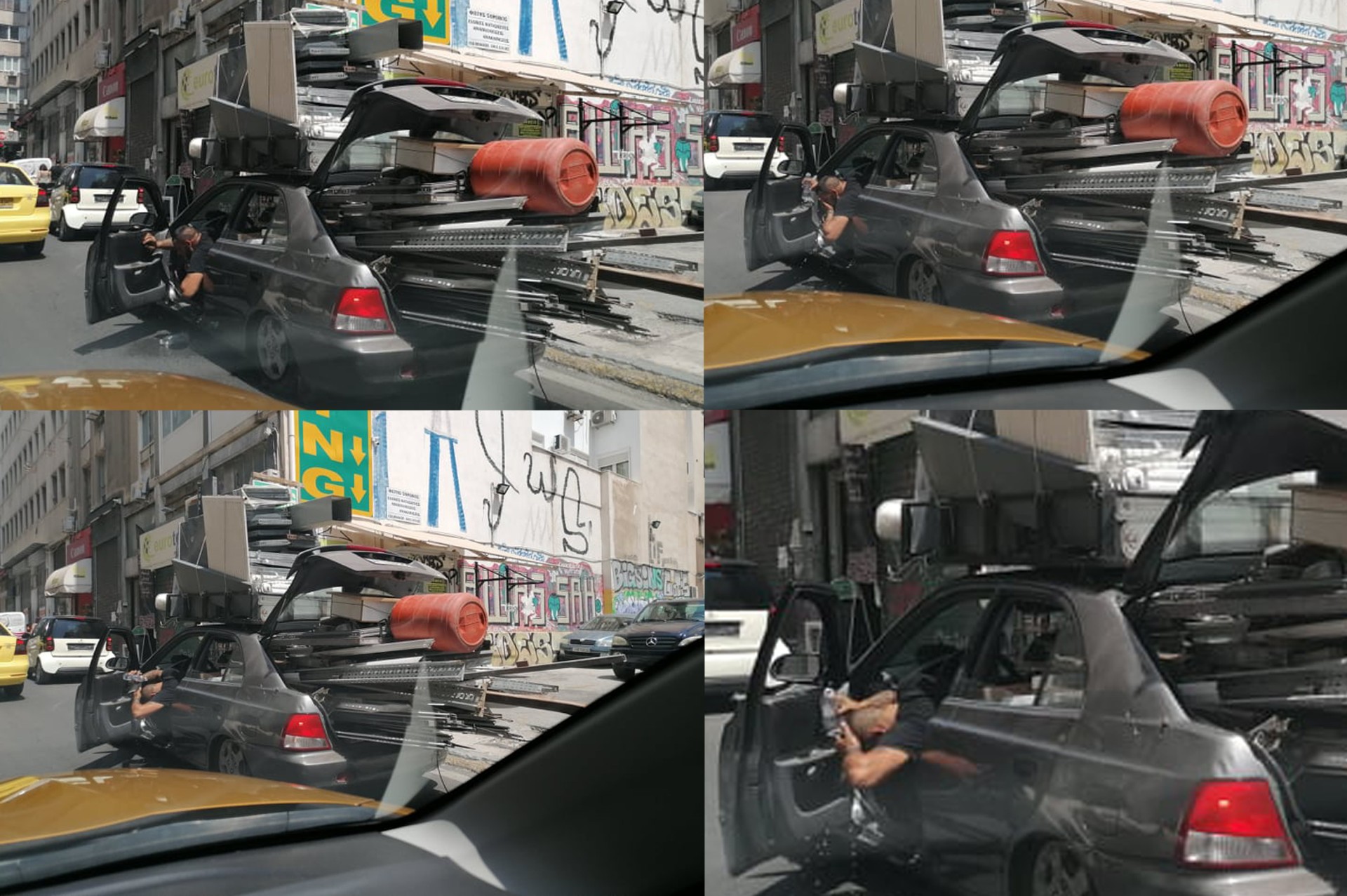 Λούζεται καθοδόν και όλα είναι μέλι-γάλα!