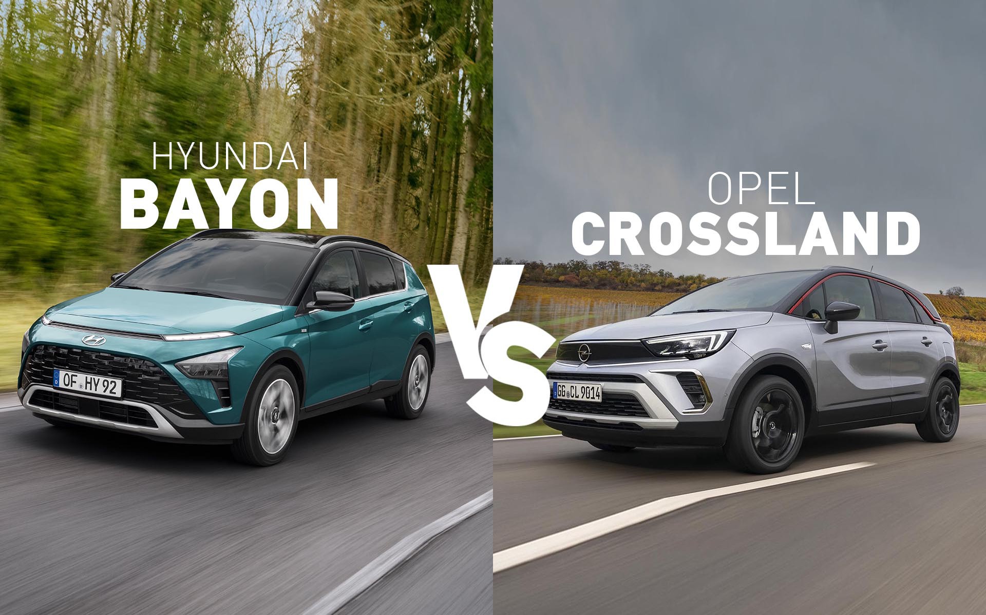 SUV με χώρους στα 16.700€: Hyundai Bayon ή Opel Crossland;