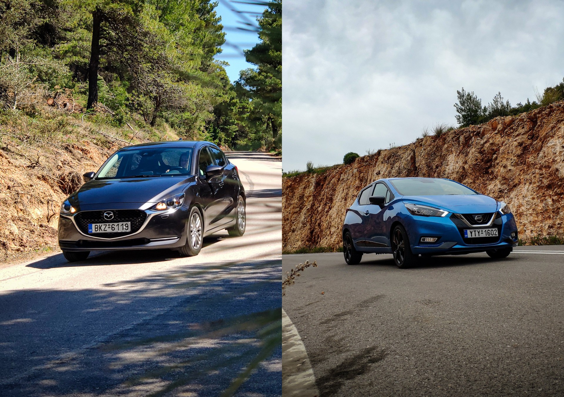 Δοκιμή supermini με 90 ίππους: Mazda2 ή Nissan Micra 1.0T N-Sport;