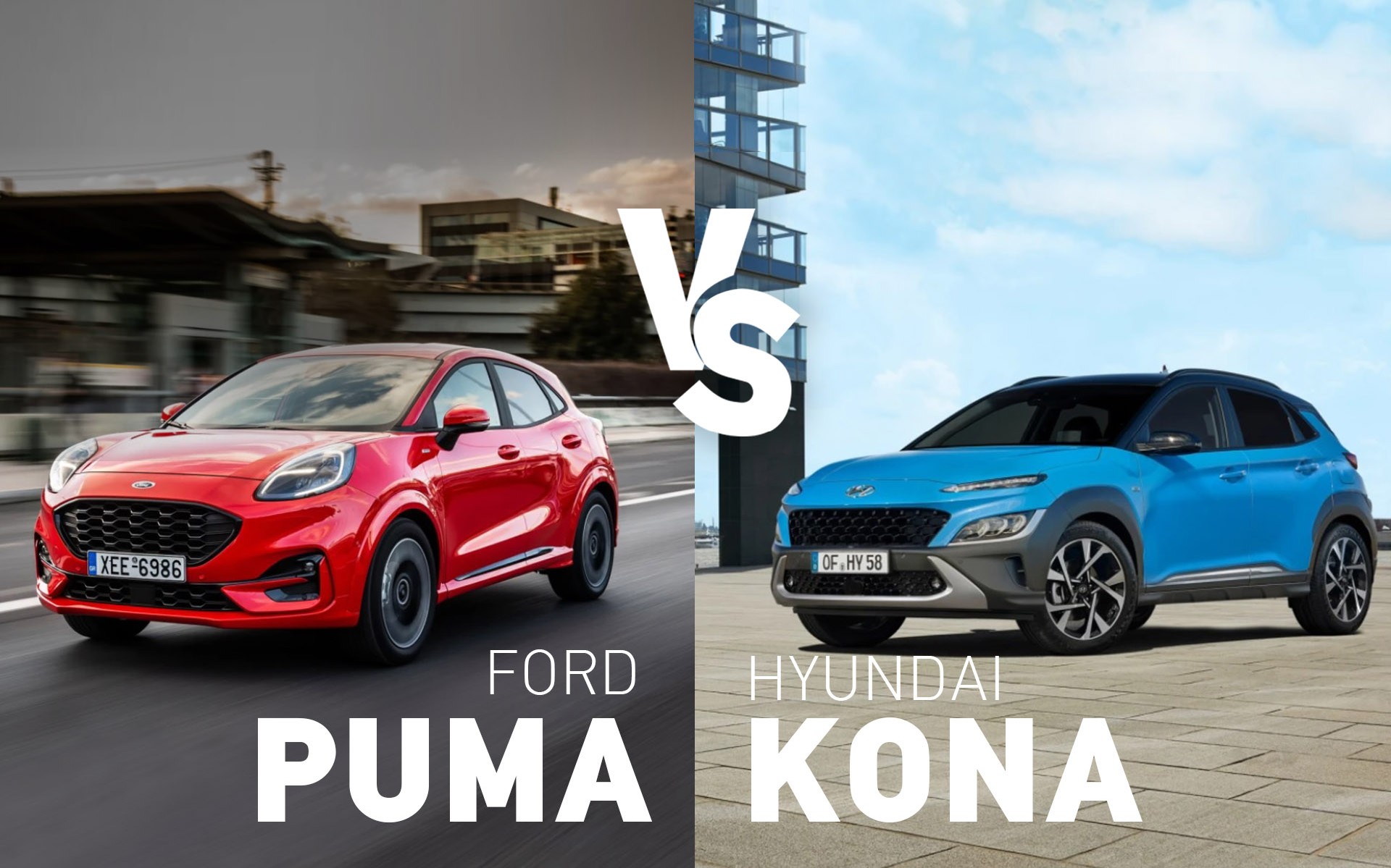 Δοκιμή αυτόματο SUV: Ford Puma 125 PS ή Hyundai Kona 120 PS