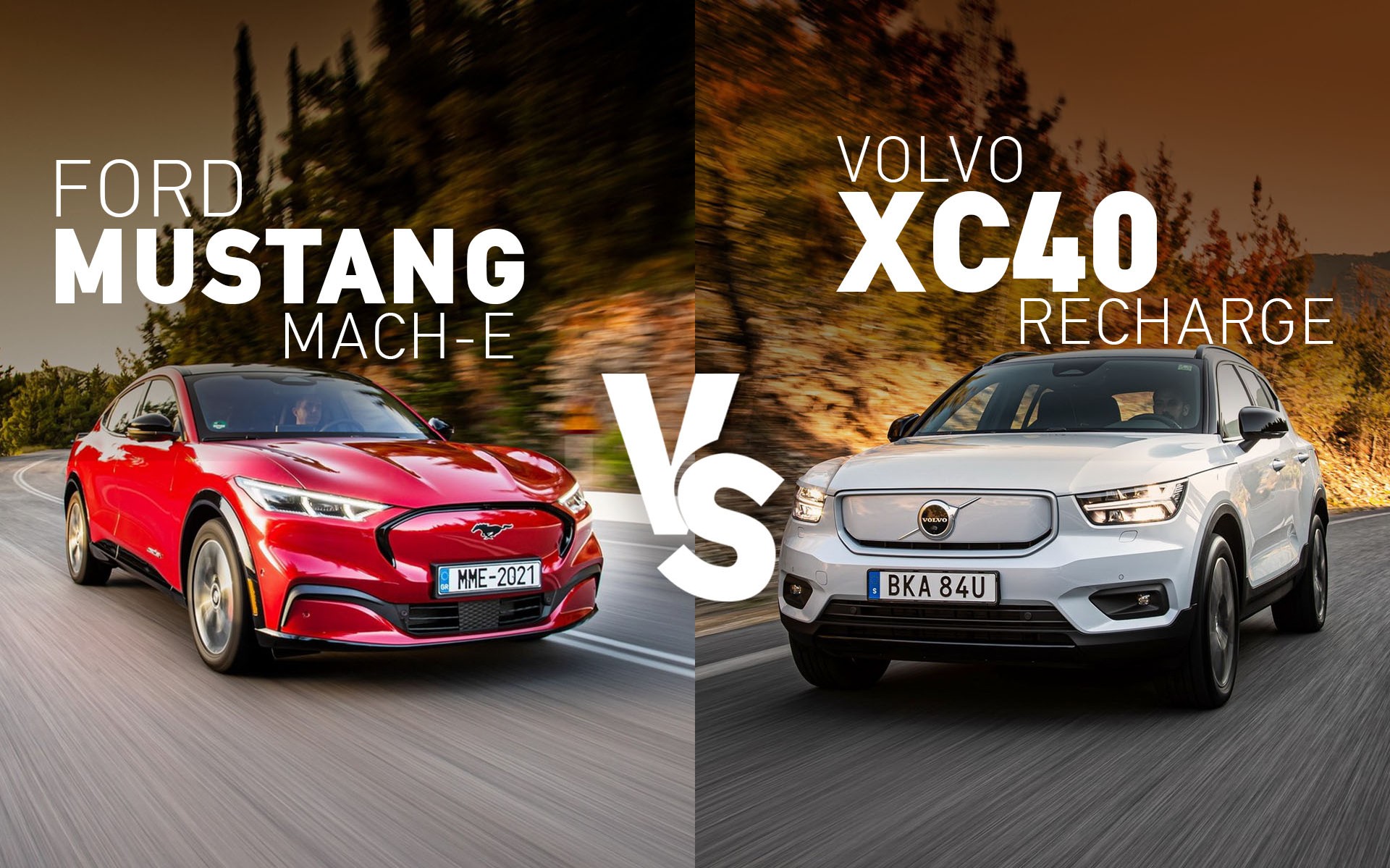 Ηλεκτρικό SUV επιδόσεων: Volvo XC40 Recharge P8 ή Ford Mustang Mach-e AWD;
