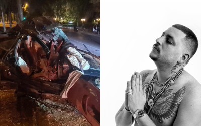 Νεκρός σε τροχαίο ο γνωστός τράπερ Mad Clip – Οι εικόνες του οχήματος σοκάρουν