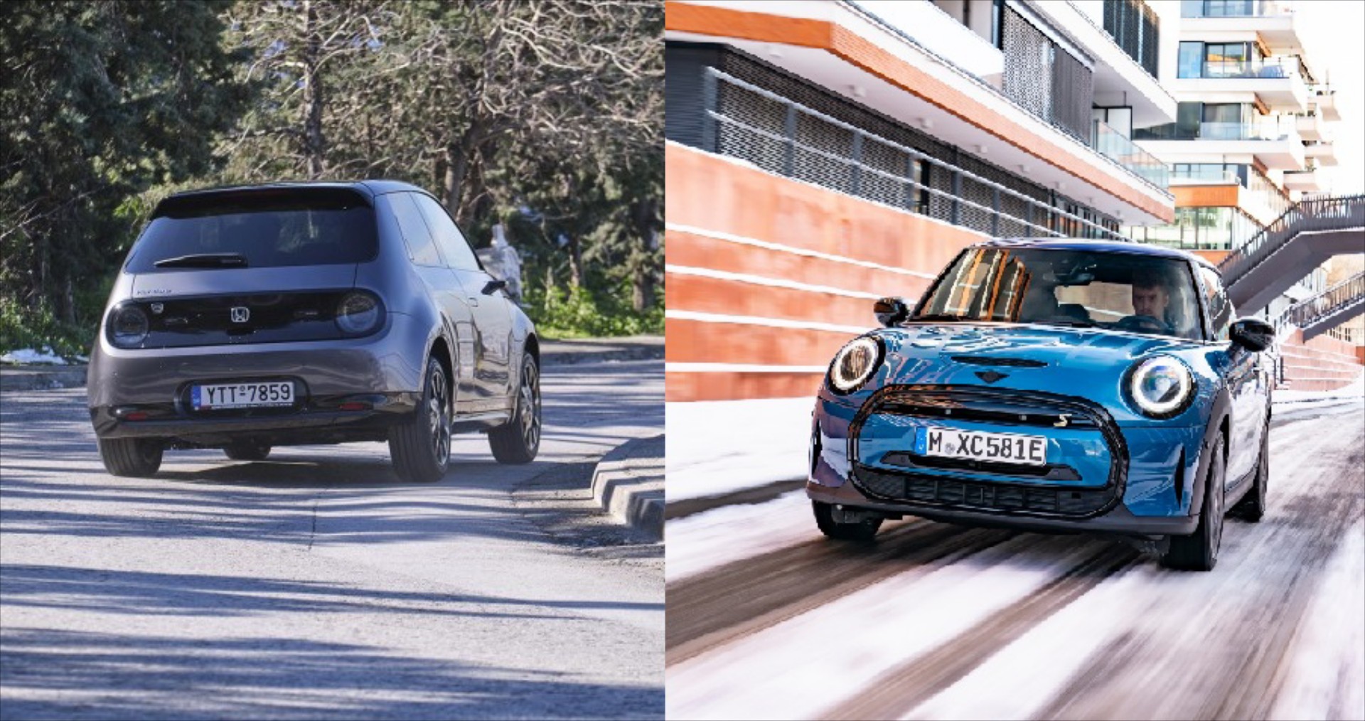 Δοκιμή MINI Cooper SE vs HONDA e: Διάλεξε ηλεκτρικό!