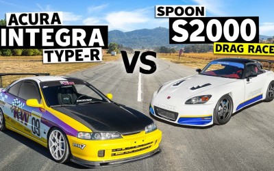 Μεγάλη μάχη μεταξύ του Integra Type R και του S2000. [Video]