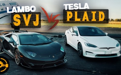 Model S Plaid vs Lamborghini Aventador SVJ: H απόλυτη μάχη μεταξύ βενζίνης και ηλεκτροκίνησης! [Video]