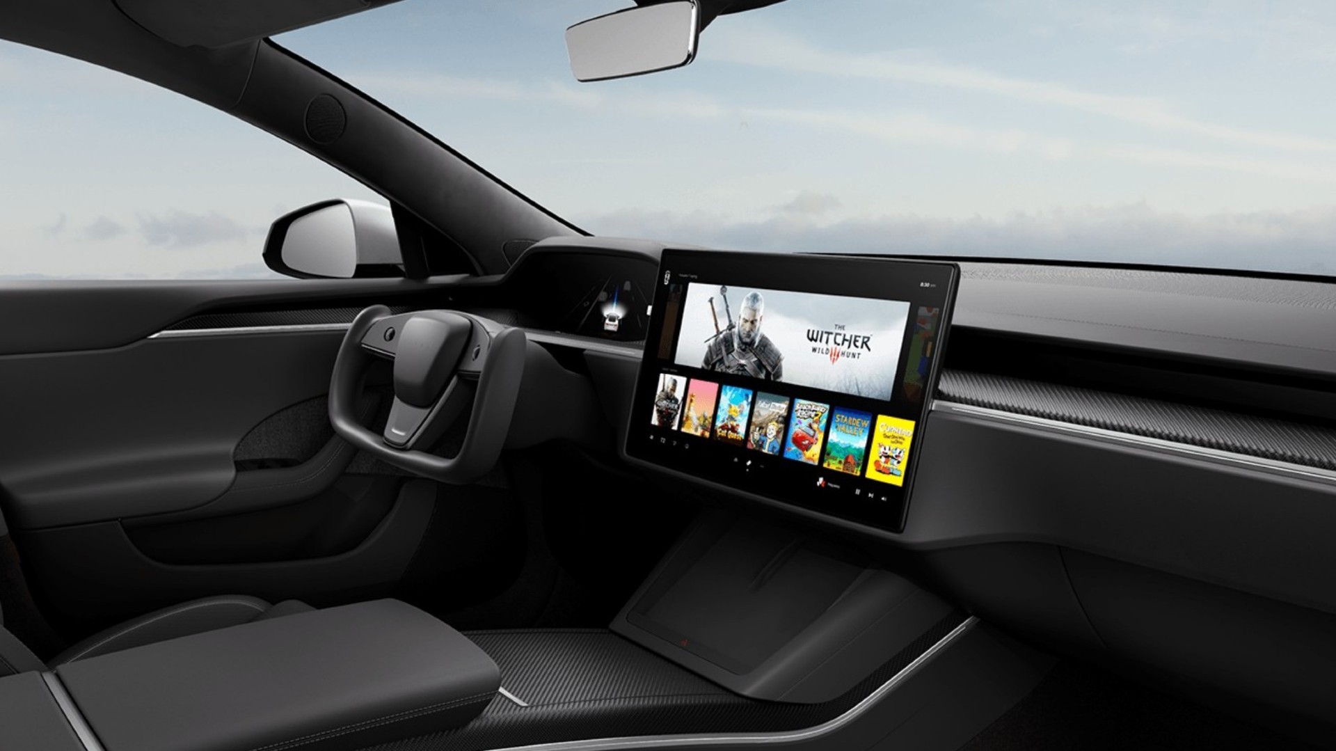 H Tesla επιτρέπει στον οδηγό να παίζει videogames εν κινήσει!