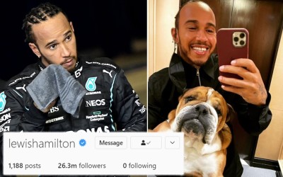 Χωρίς αντίπαλο ο Hamilton στο Instagram. Πόσο αξίζει κάθε του post;