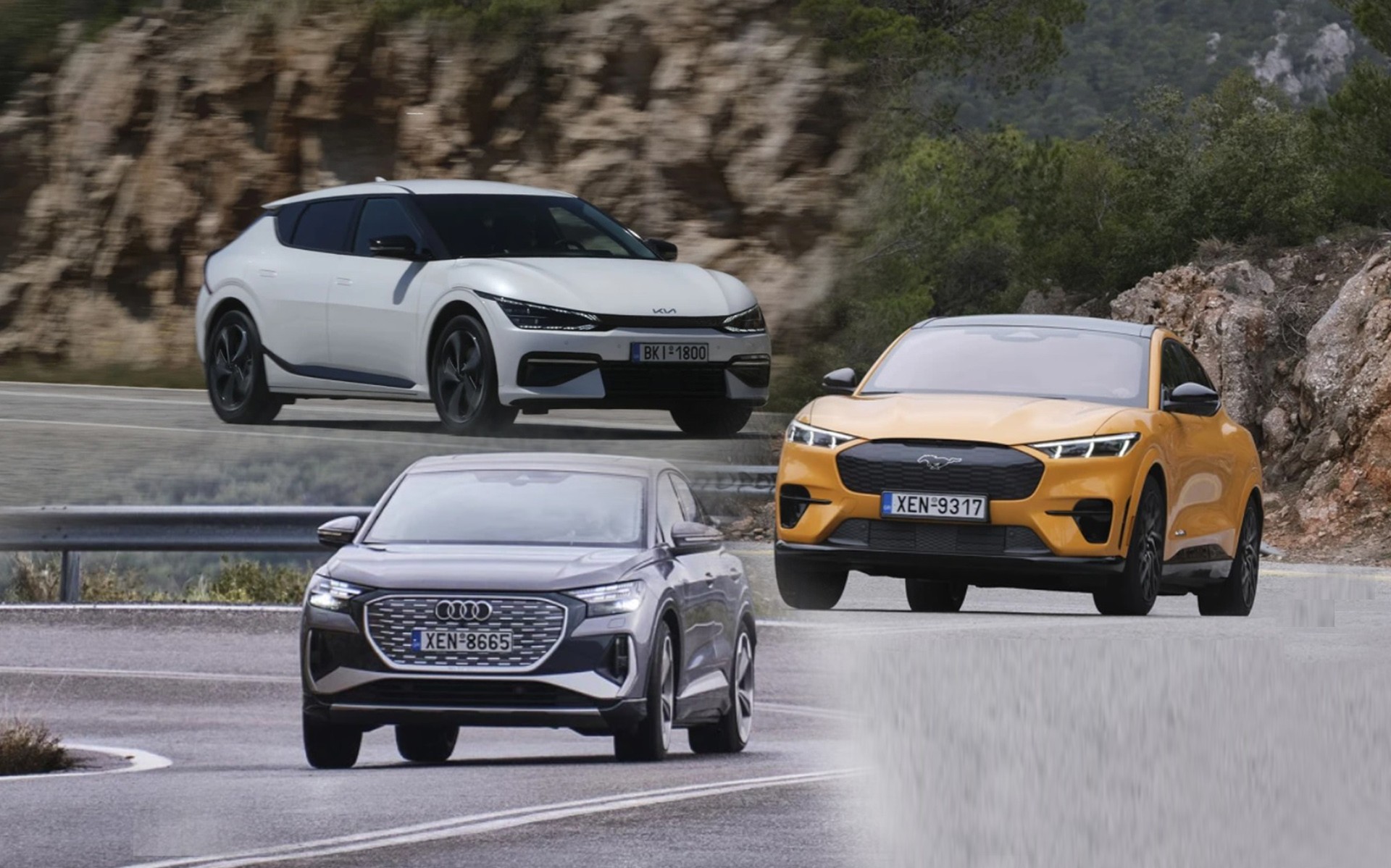 Audi, Ford, Kia: Δοκιμάζουμε 3 γρήγορα ηλεκτρικά crossover – Ποιο προτιμάς;