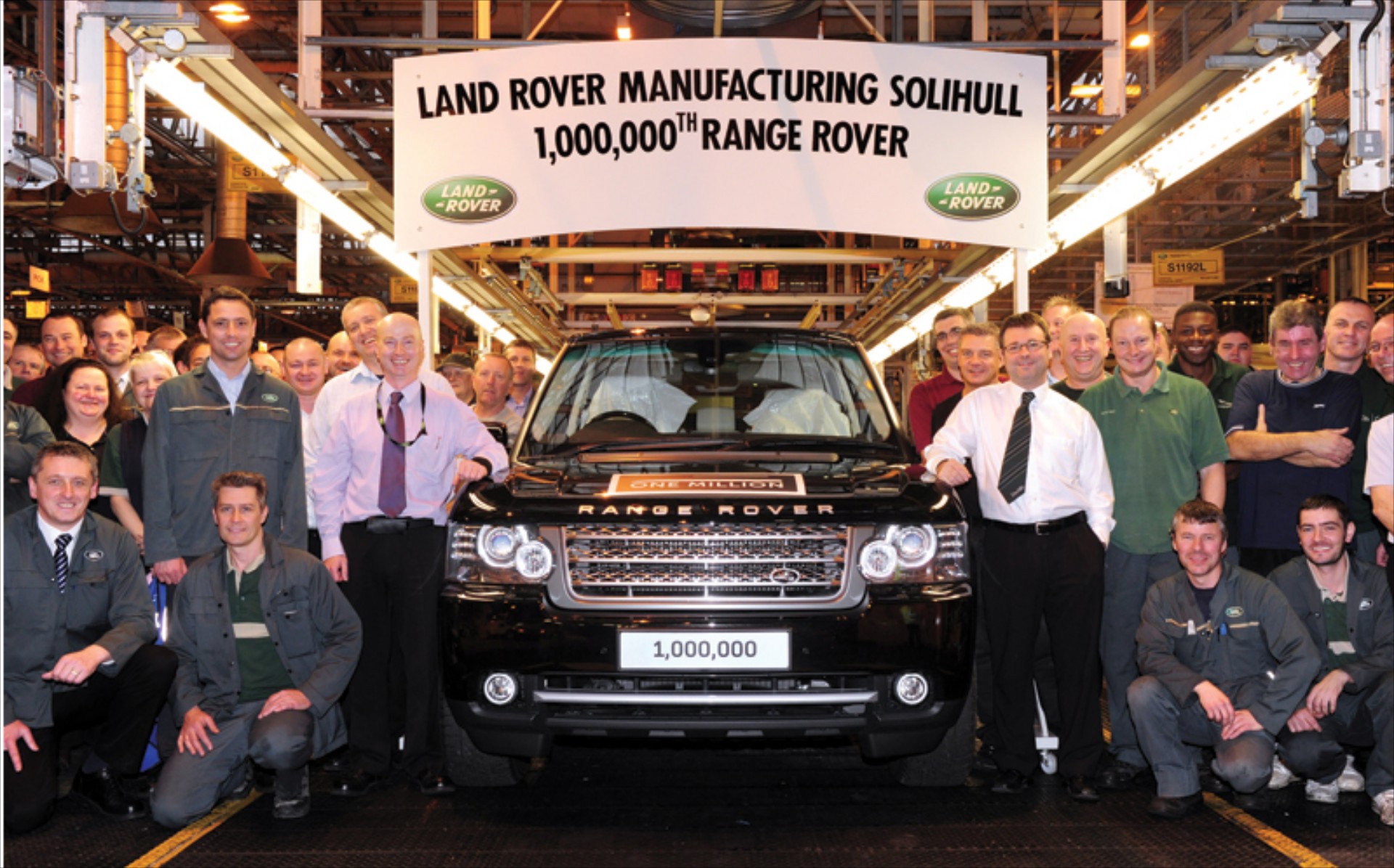 Κατασκευάστηκε το 1.000.000στο Range Rover