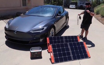 Ηλεκτρικό αυτοκίνητο: Φτάνουν μικρά, φορητά φωτοβολταϊκά για να φορτίσει; [video]