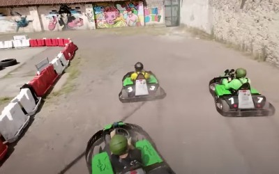 Φυλακισμένοι έφτιαξαν πίστα καρτ [video]