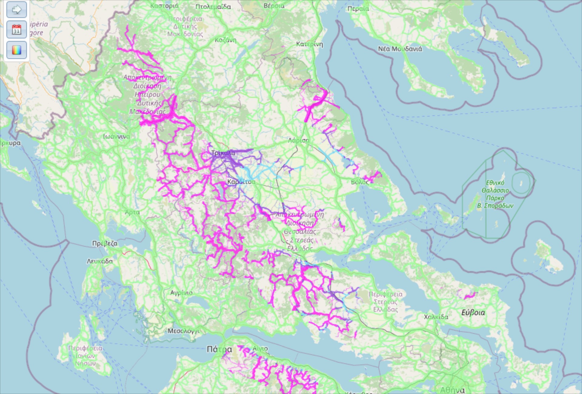 Καιρός: Δες Live που βρέχει και χιονίζει στην Ελλάδα - Διαδραστικός χάρτης