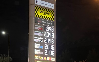 Τιμές καυσίμων: Πάνω από 2 € το diesel – Πέρασε τη βενζίνη!
