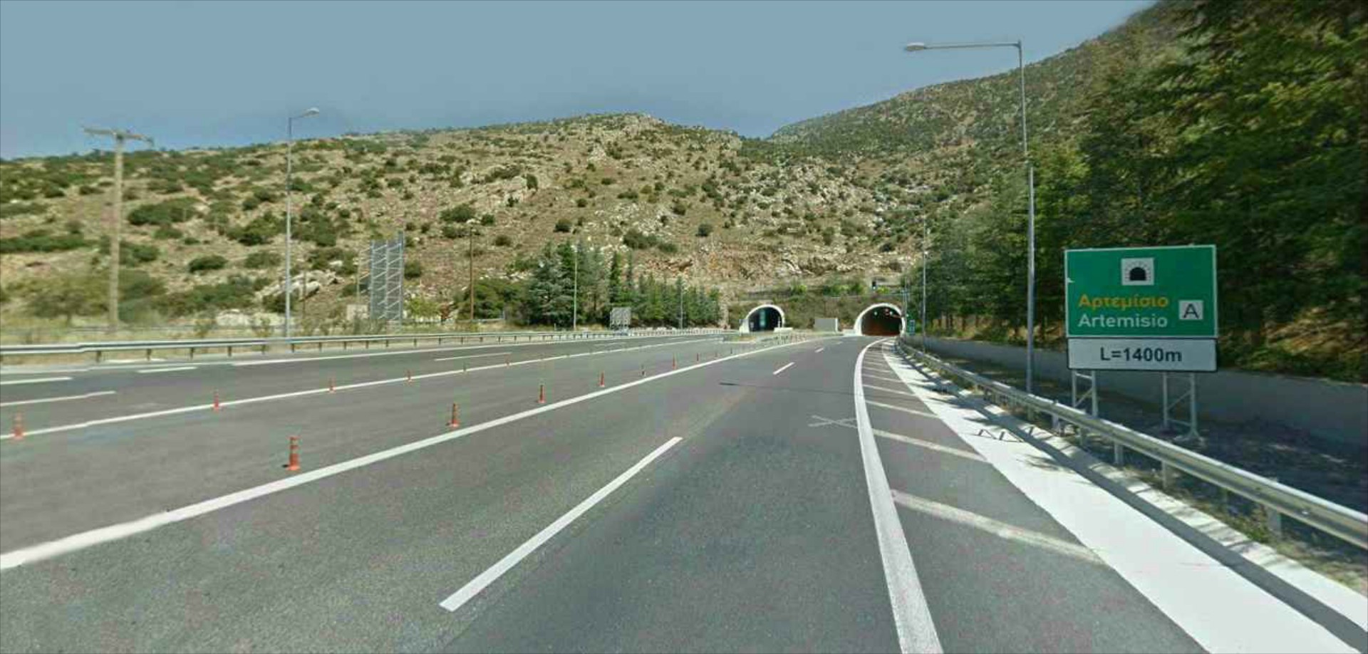 Κλείνει η σήραγγα Αρτεμισίου για 1 εβδομάδα - Πώς κινούμαστε στην Ε.Ο Κορίνθου-Τρίπολης