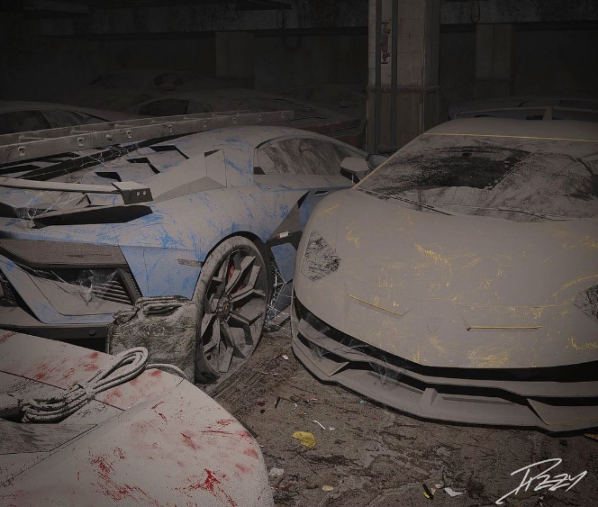 Συγκλονιστικές εικόνες από το μέλλον: Supercars σαπίζουν σε αποθήκες