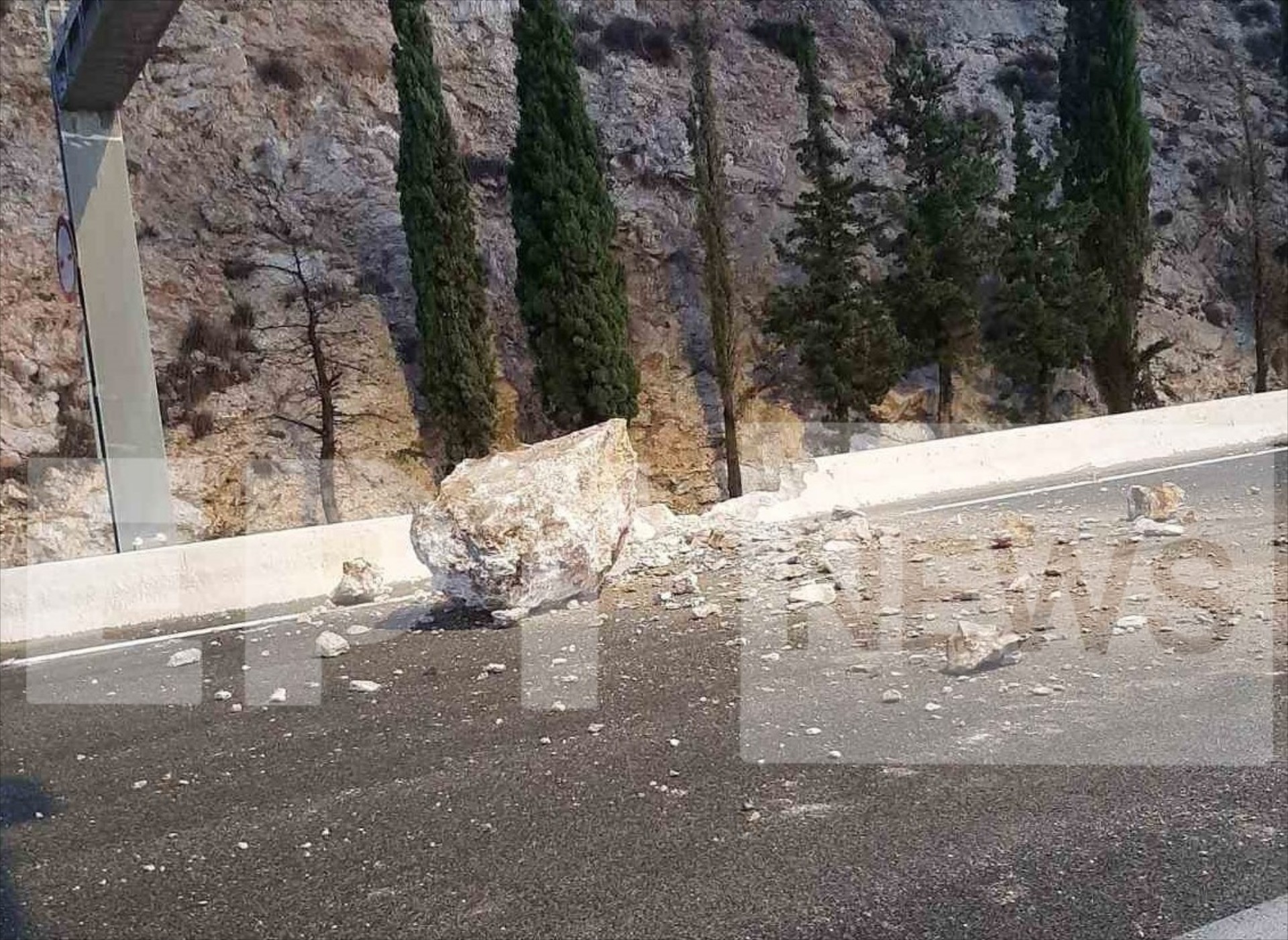 Κατολίσθηση στην Κακιά Σκάλα: Άγνωστο πότε θα αποκατασταθεί η κυκλοφορία στην εθνική οδό