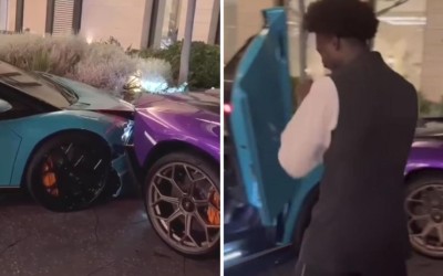 Παρκαδόρος τράκαρε δύο συλλεκτικές Lamborghini [video] 