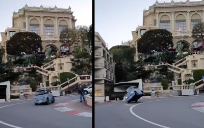 Video: Η τούμπα του Citroen Ami στο Monaco που έγινε viral
