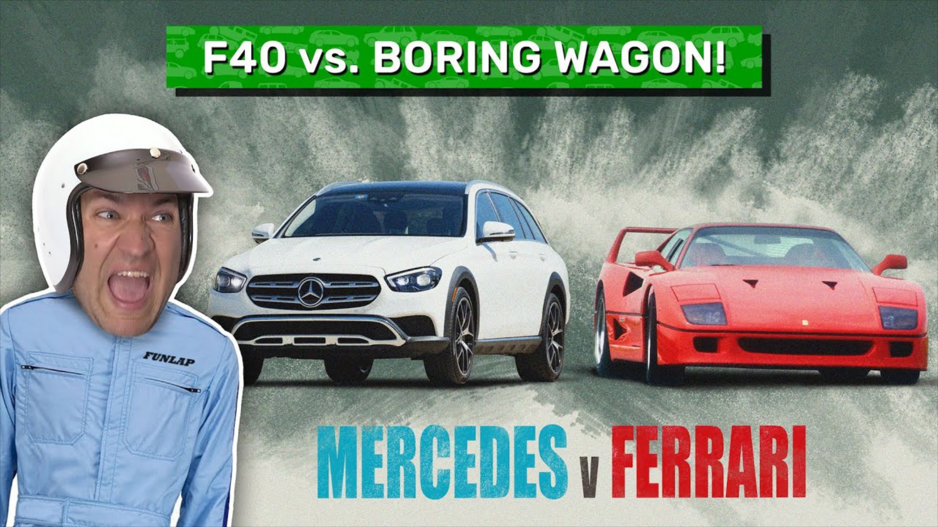 Video: Μπορεί μια Mercedes station wagon να περάσει τη... Ferrari F40;
