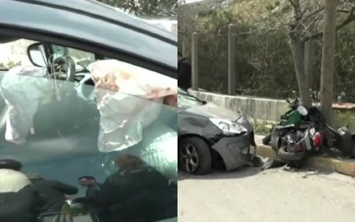 Παπάς παρέσυρε μοτοσυκλέτα και 8 πεζούς – αρνήθηκε να κάνει αλκοτέστ [video]