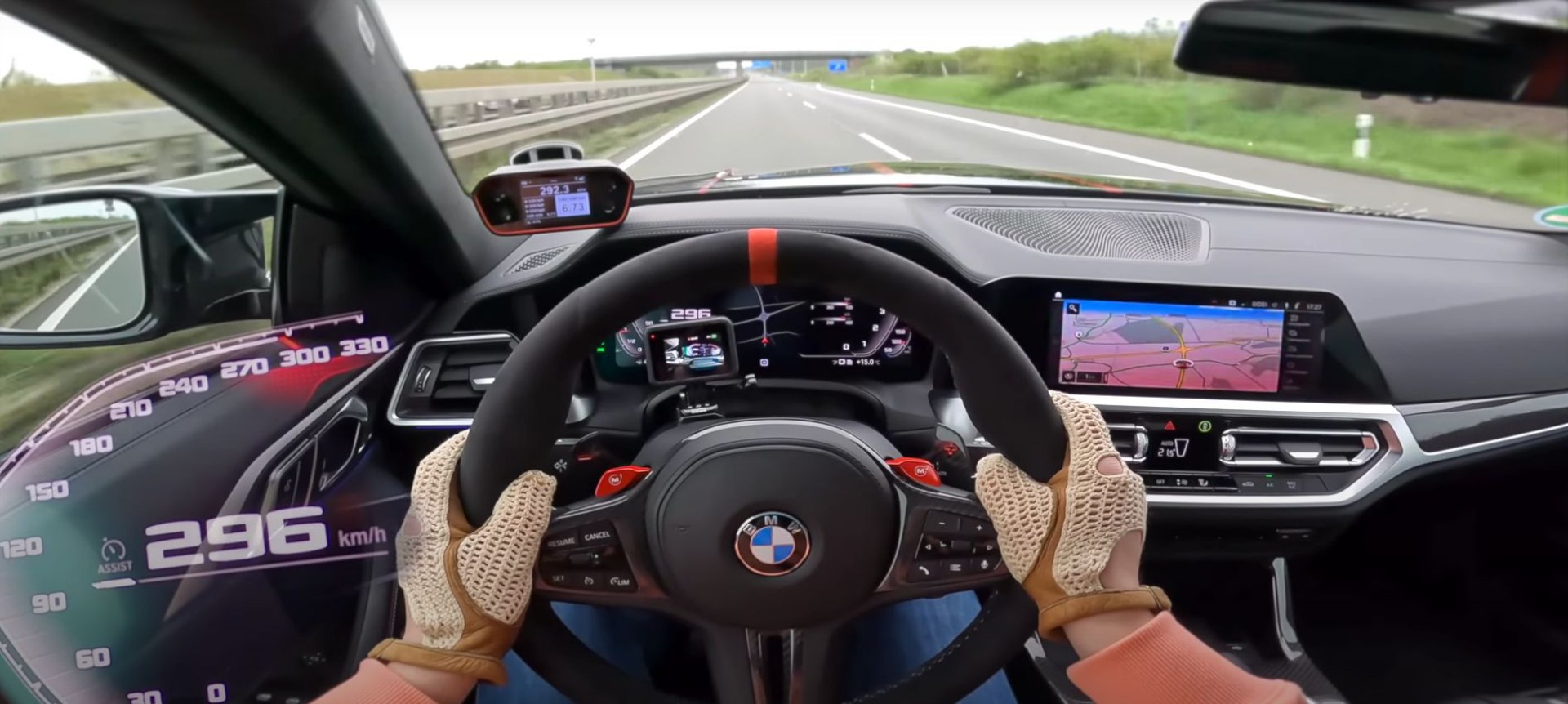 BMW M4 πιάνει τα 300 km/h στην εθνική οδό - Δείτε το video