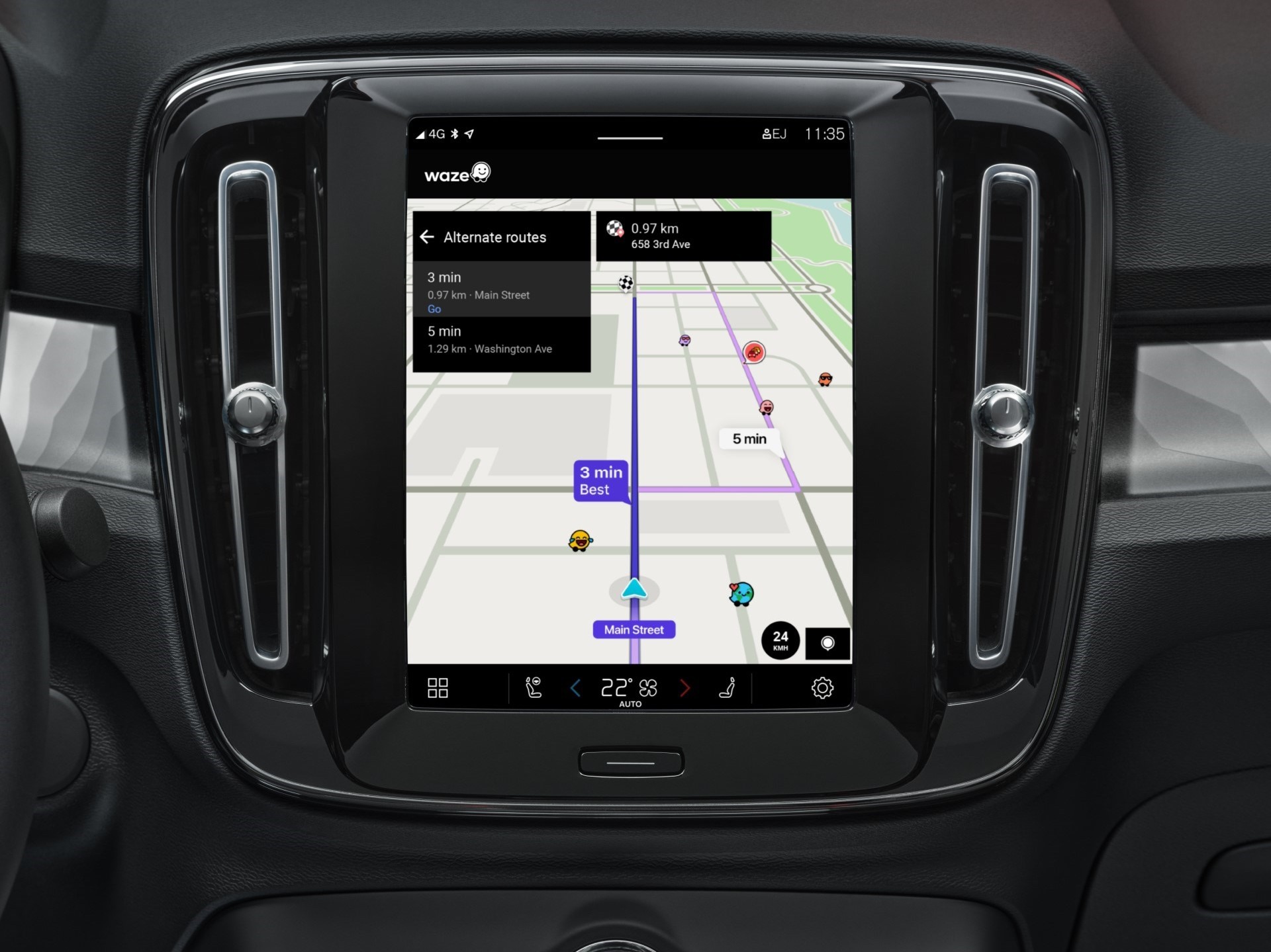 Δωρεάν πλοήγηση με Waze σε όλα τα Volvo [video]
