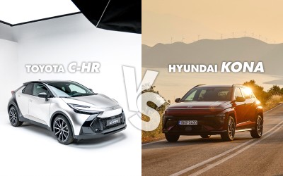Υβριδικό SUV 140 ίππων: Toyota C-HR vs Hyundai Kona – Ποιο διαλέγεις;