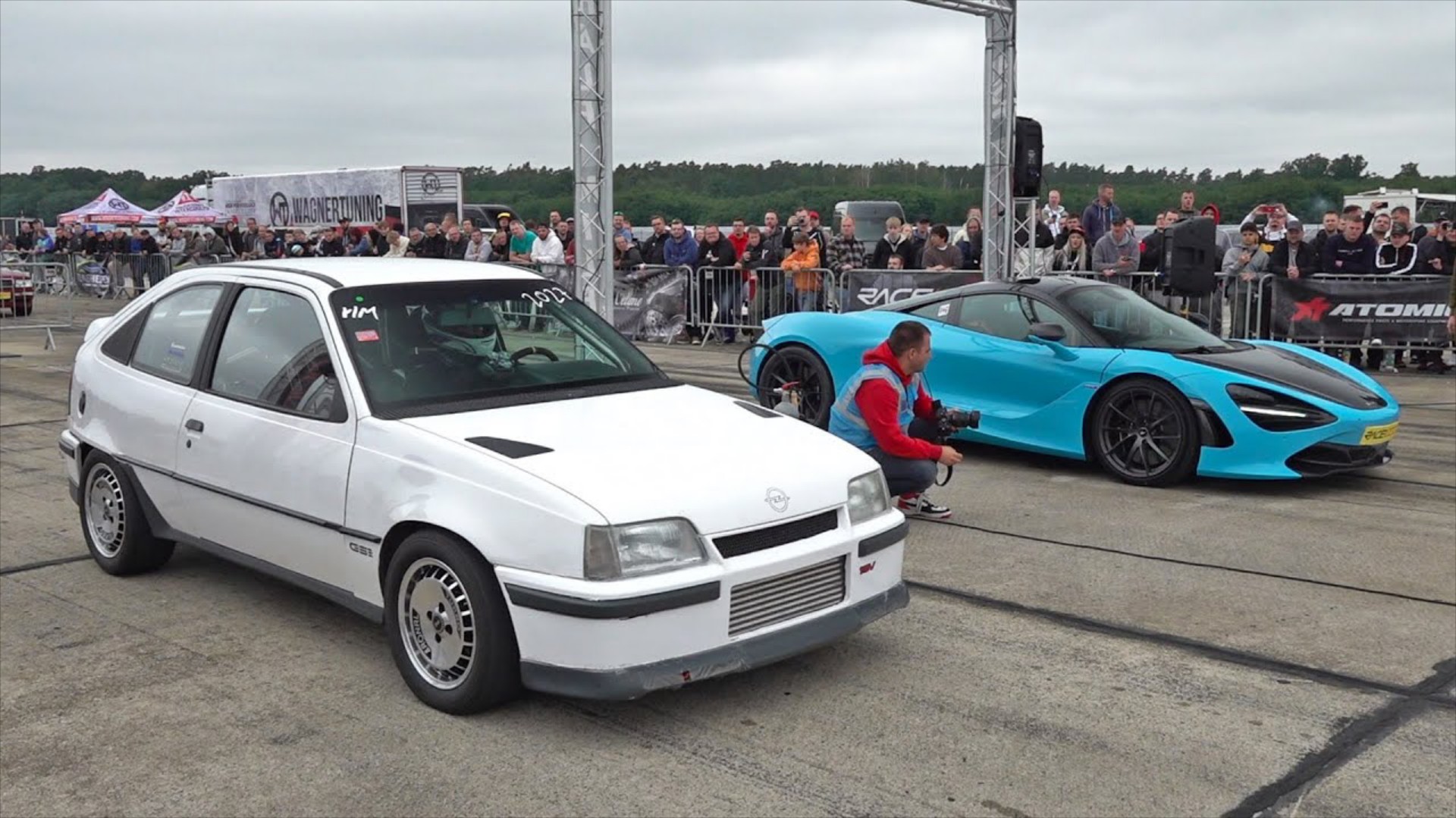 Κόντρα Opel Kadett με McLaren 720S 1.200 ίππων! Σε ποιο ποντάρεις; [video]