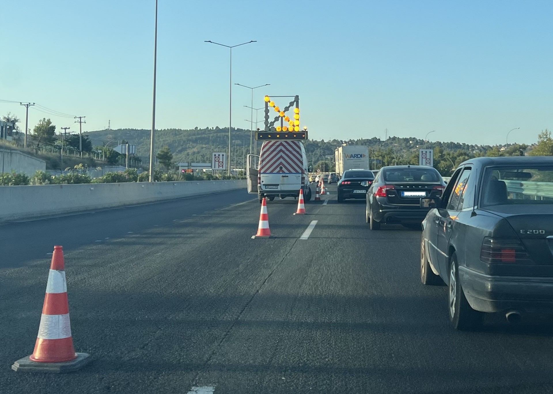 Κλείνουν λωρίδες στην εθνική οδό Αθηνών-Λαμίας: Δείτε πού