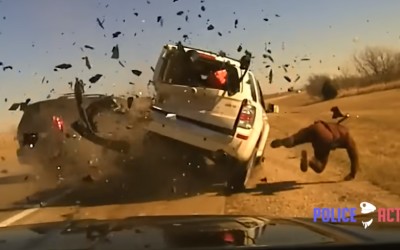 Αστυνομικός ζει από θαύμα – Δείτε πως έγινε το ατύχημα [video] 