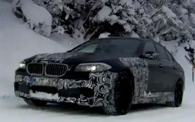 Video: Νέα BMW M5 στα χιόνια!