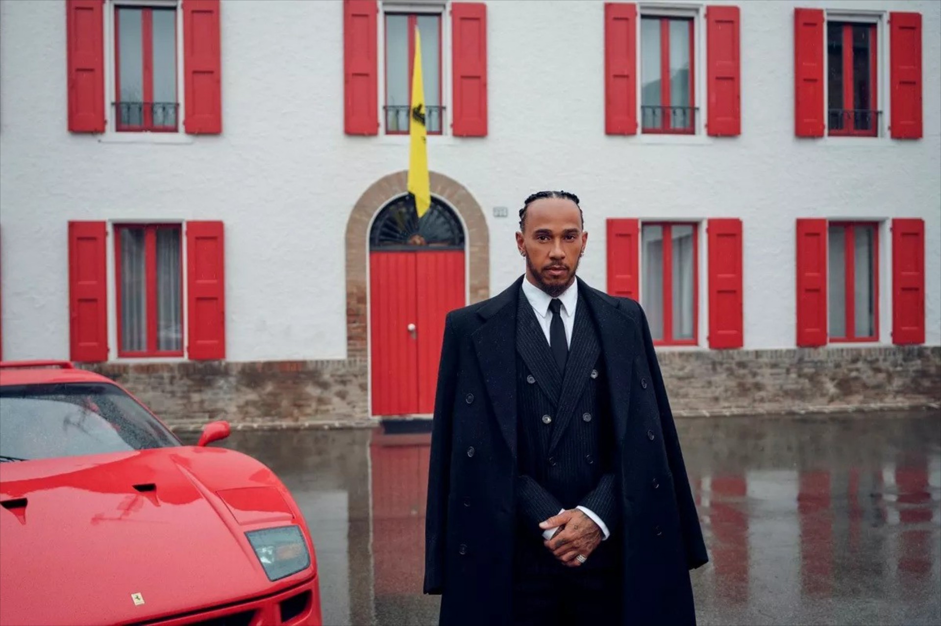 Η πρώτη μέρα του Lewis Hamilton στο Maranello!