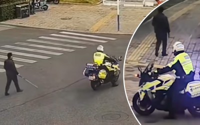 Ο αστυνομικός που έγινε viral – Η σπουδαία κίνησή του [video]