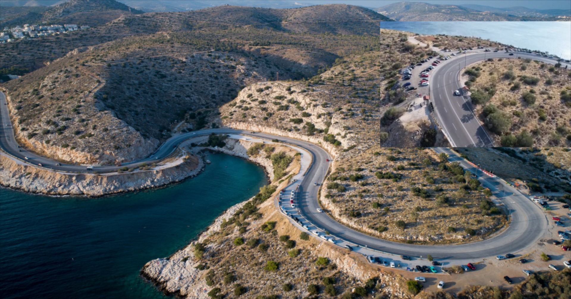 Σοβαρό τροχαίο στα Λιμανάκια: Αυτοκίνητο έπεσε στον γκρεμό