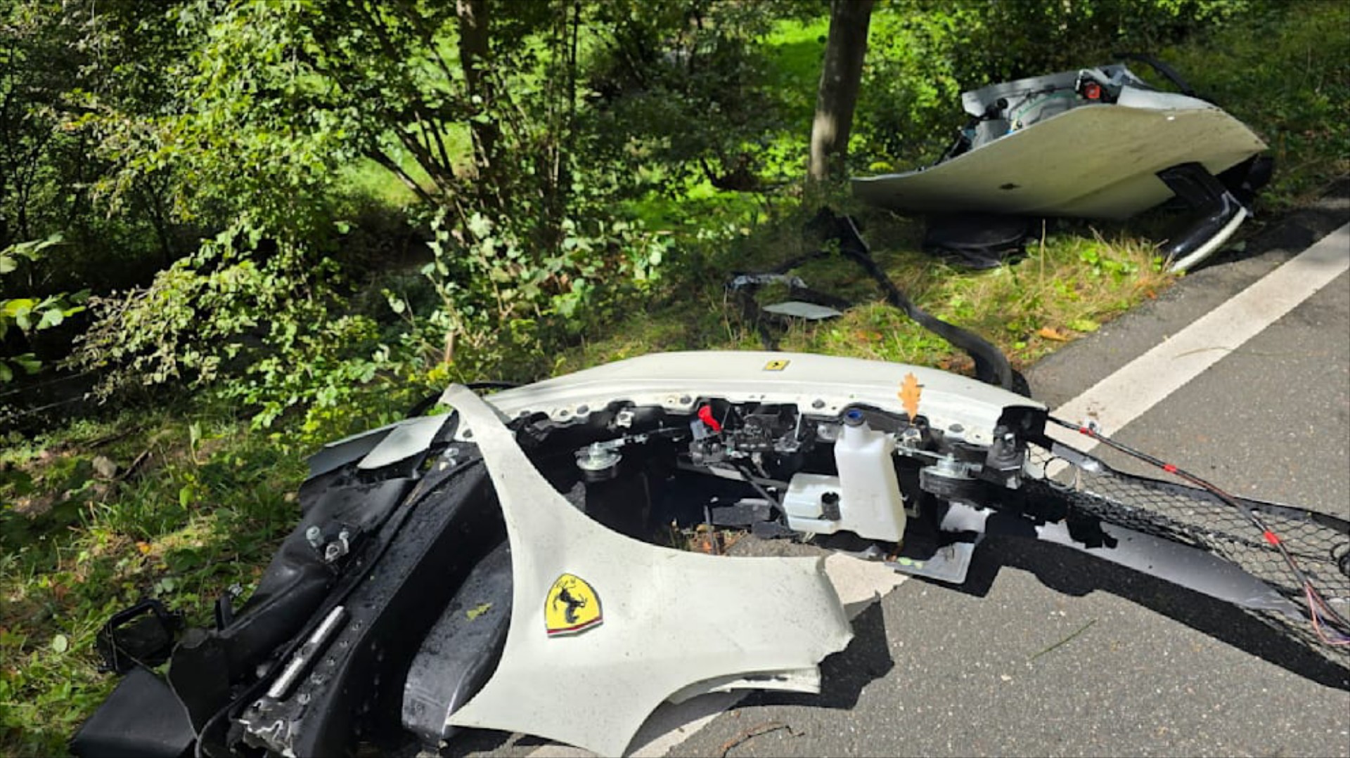 Νεαρός 25 ετών σκοτώθηκε με Ferrari – Καρφώθηκε σε δέντρο 